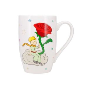 TAZA REDONDA XL 490 ML + CAJA REGALO EL PRINCIPITO ROSA
