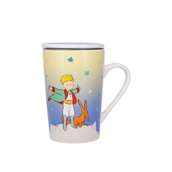 TAZA CON TAPA + INFUSOR XL 435 ML EL PRINCIPITO RENARD