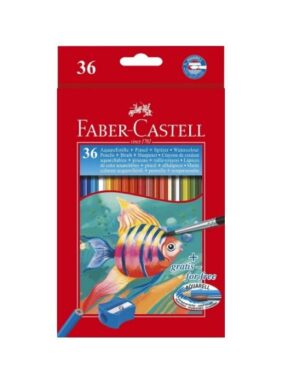 LAPIZ FABER CASTELL ACUARELABLE 36 COLORES SERIE ROJA