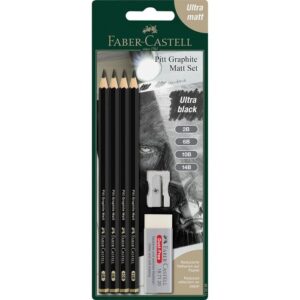 BLISTER DE GRAFITO PITT GRAPHITE MATT 2B 6B 10B 14B BC