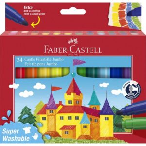 ROTULADOR FABER CASTEL JUMBO 24 COLORES SURTIDOS