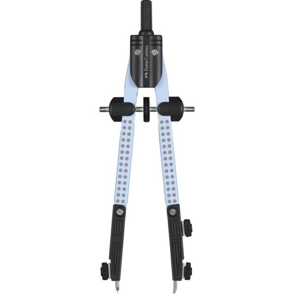 COMPAS FABER CASTELL GRIP ARTICULADO AZUL CIELO