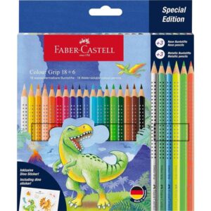 LAPIZ FABER CASTELL COLOR GRIP 18 COLORES EDICION ESPECIAL