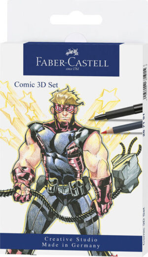 SET FABER CASTEL COMIC 3D