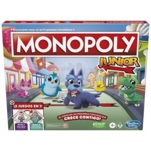 JUEGO DE MESA 2 EN 1 MONOPOLY JUNIOR