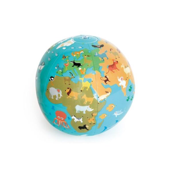 PELOTA HINCHABLE GLOBO MUNDO SCRATCH CLASSICS