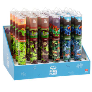 EXPOSITOR 24 TUBOS PLUS PLUS DINOSAURIOS