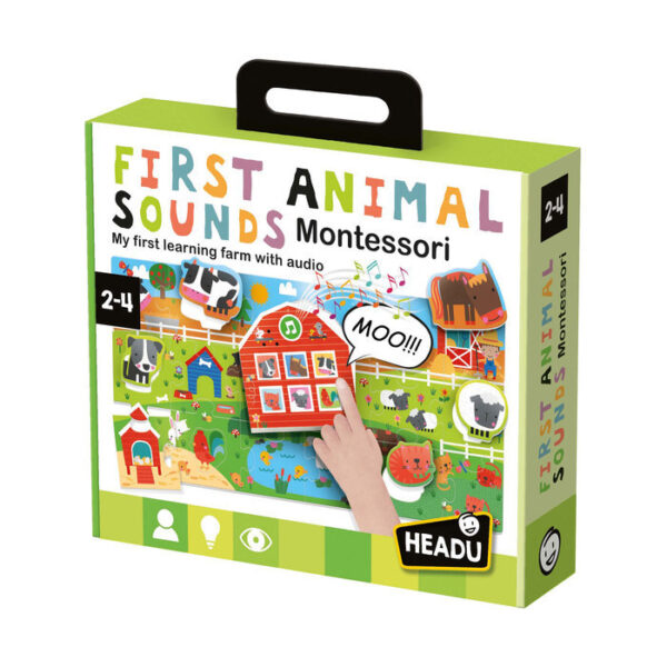 JUEGO HEADU FIRST ANIMAL SOUNDS MONTESSORI