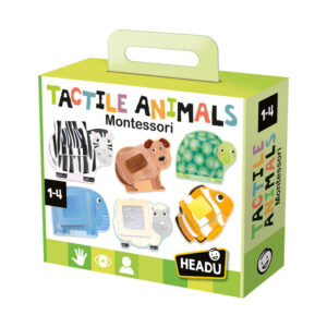 JUEGO HEADU TACTILE ANIMALS MONTESSORI