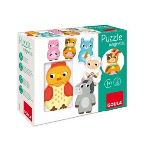 JUEGO DE MESA PUZZLE MAGNETICO ANIMALES GRANJA