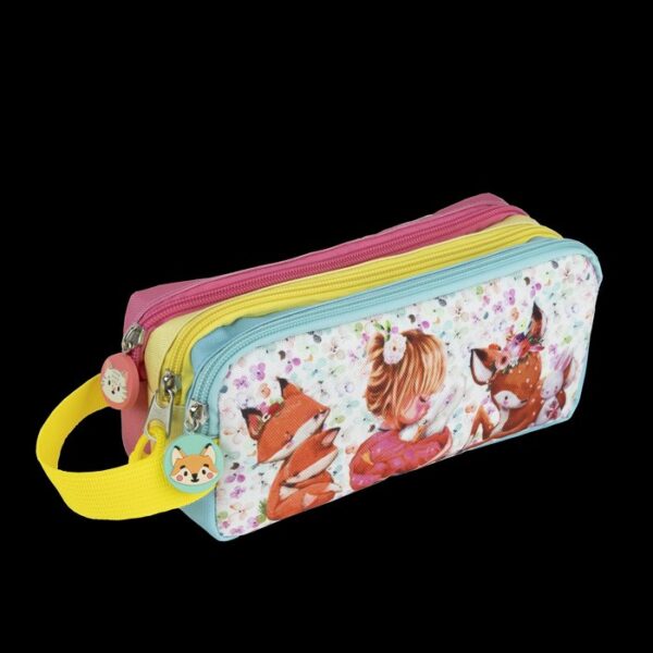 Estuche 3 cremalleras modelo 1