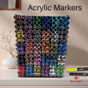 EXPOSITOR 180 ROTULADORES ACRILICOS 24 COLORES