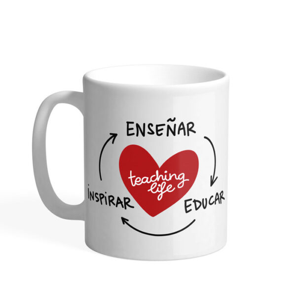 TAZA PEDRITA PARKER ENSEÑAR INSPIRAR EDUCAR