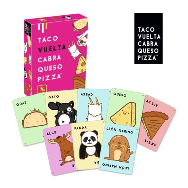 JUEGO TACO, VUELTA, CABRA, QUESO, PIZZA