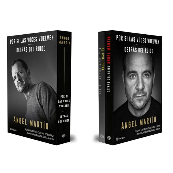 ESTUCHE ANGEL MARTIN POR SI LAS VOCES VUELVEN + DETRAS DEL