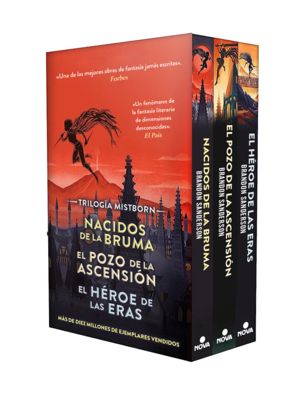 ESTUCHE TRILOGIA MISTBORN PACK EL IMPERIO FINAL EL POZO DE