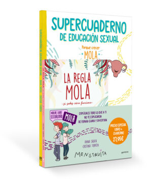 PACK APRENDE CON MENSTRUITA LA REGLA MOLA Y SUPERCUADERNO ED