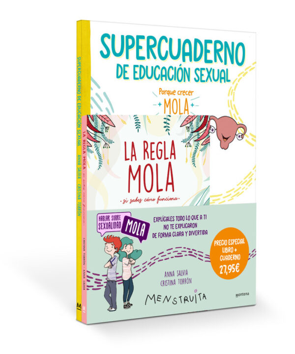 Pack aprende con menstruita la regla mola y supercuaderno ed