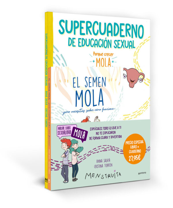 Pack aprende con menstruita el semen mola y supercuaderno ed