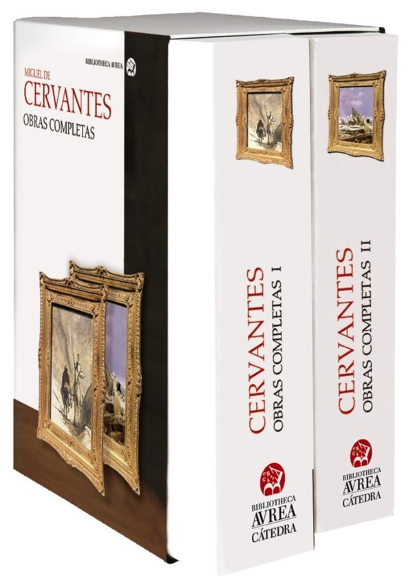 Estuche obras completas cervantes vols, i y ii
