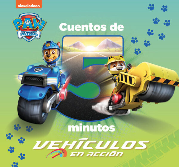 CUENTOS DE 5 MINUTOS VEHICULOS EN ACCION PAW PATROL PATRULLA