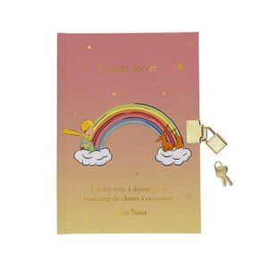 DIARIO SECRETO A5 PRINCIPITO NIÑOS ARCO IRIS