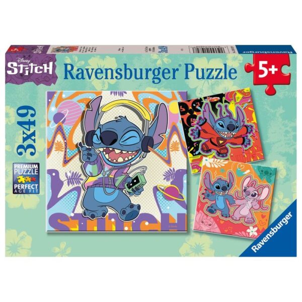 Stitch – Puzzle 3X49 Piezas Disney Stitch