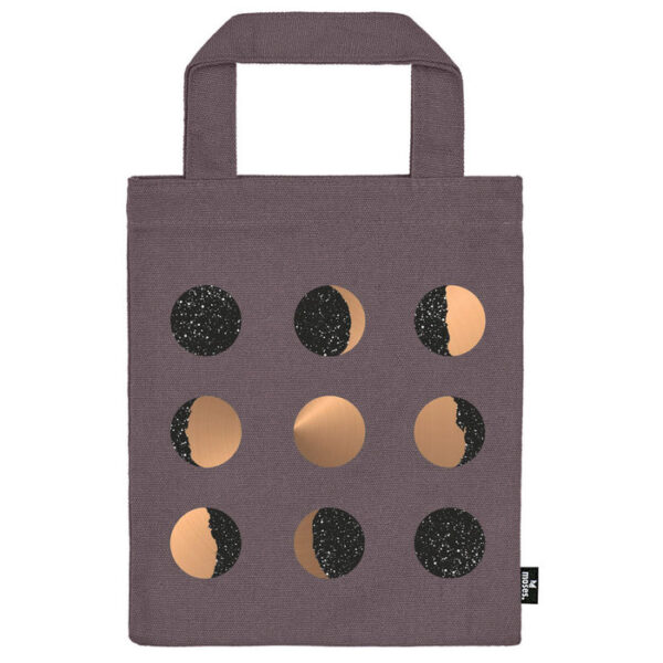 BOLSA DE TELA PARA LIBRO FASES LUNARES