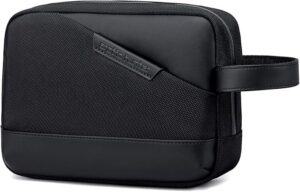 NECESER BUSINESS DE NYLON CON CREMALLERA Y AGARRADERA NEGR