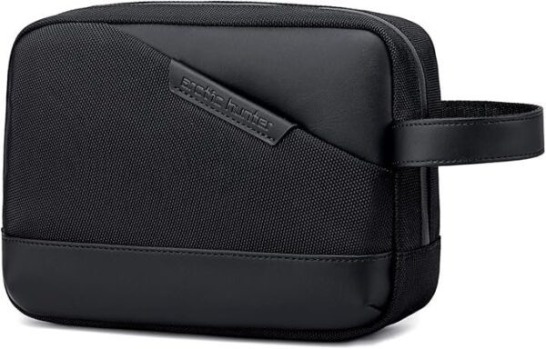 NECESER BUSINESS DE NYLON CON CREMALLERA Y AGARRADERA NEGR