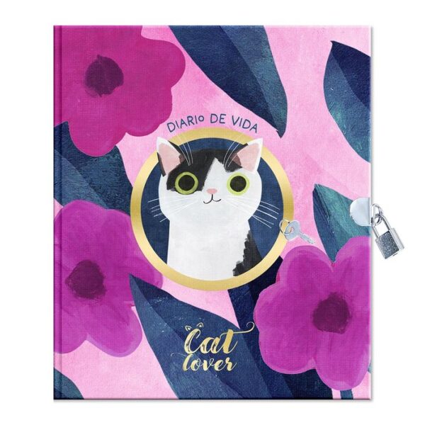 DIARIO PLANET CAT CON CANDADO