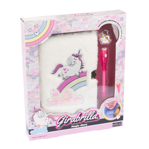 DIARIO MAGICO UNICORNIO PELUCHE CON CANDADO