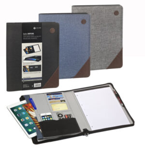 CARPETA PORTADOCUMENTOS CONGRESOS CREMALLERA VENTURE AZUL