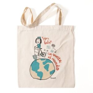 BOLSA DE TELA PARA DAR LA VUELTA AL MUNDO