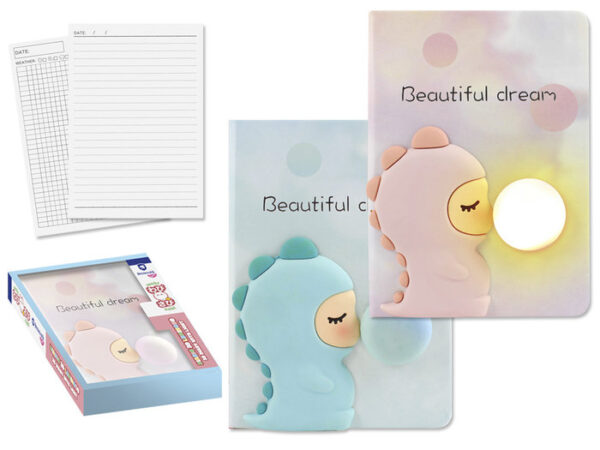 DIARIO 3D CON LUZ WABI-SABI 13X18 80H 90G SURTIDOS