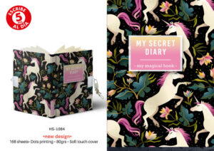 DIARIO A5 168H CON CANDADO MY MAGICAL BOOK