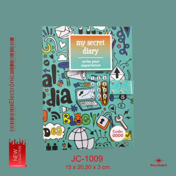 DIARIO CON CLAVE WRITE YOUR EXPERIENCE