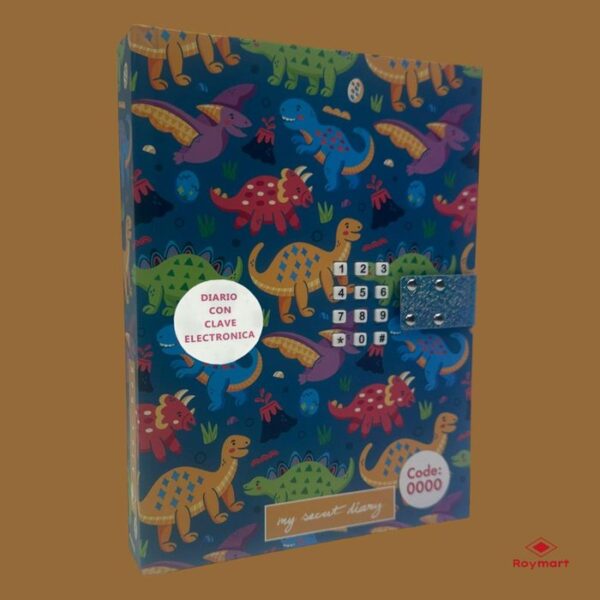 DIARIO CON CLAVE DINOS