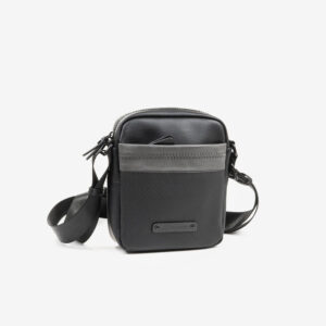 BOLSO BANDOLERA HOMBRE NEGRO CON VIVOS EN GRIS R, SPORT