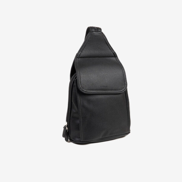 MOCHILA MUJER CON SOLAPA NEGRO CLASSIC