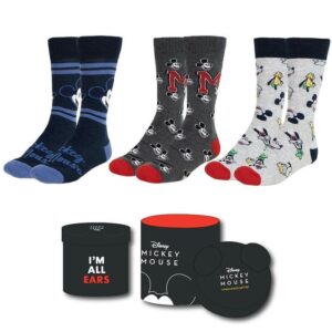 PACK CALCETINES 3P, MICKEY CAJA REGALO ADULTO T,38-45
