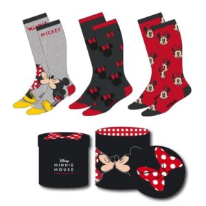 PACK CALCETINES 3P, MINNIE CAJA REGALO ADULTO T,36-43