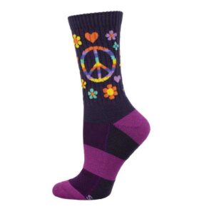 CALCETINES DE LANA MERINA MEDIA CAÑA 36-41 PEACE, LOVE
