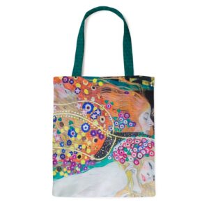 BOLSA DE TELA SERPIENTES DE AGUA KLIMT