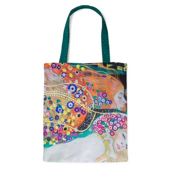 BOLSA DE TELA SERPIENTES DE AGUA KLIMT