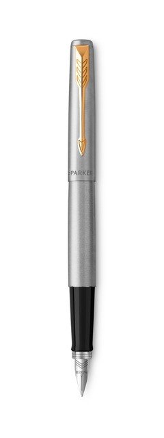 PLUMA PARKER JOTTER FOUNTAIN PEN STAINLESS STEEL GT
