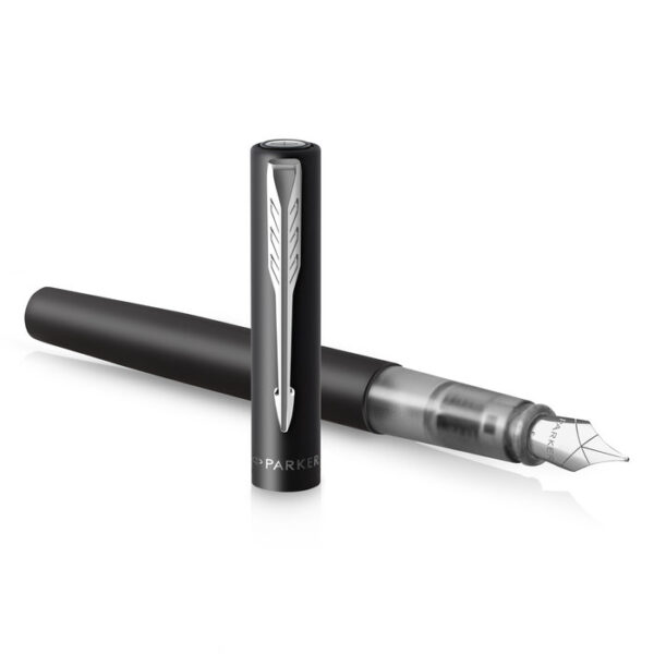 PLUMA PARKER VECTOR XL M NEGRO METALICO