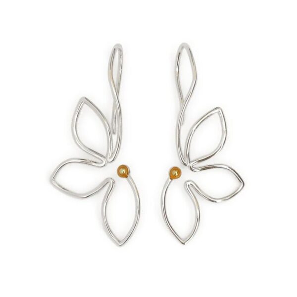 PENDIENTES DE PLATA FLORECER