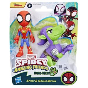 SPIDEY Y GOBLIN RAPTOR DINO-WEBS