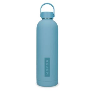 BOTELLA TERMICA ACERO 750ML MOVOM ALWAYS ON THE MOVE AZUL